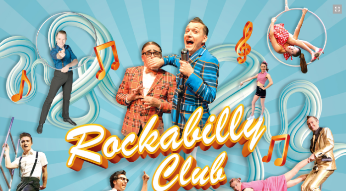 Phantastische Varieté-Show „Rockabilly“ aus den 60er und 70ern