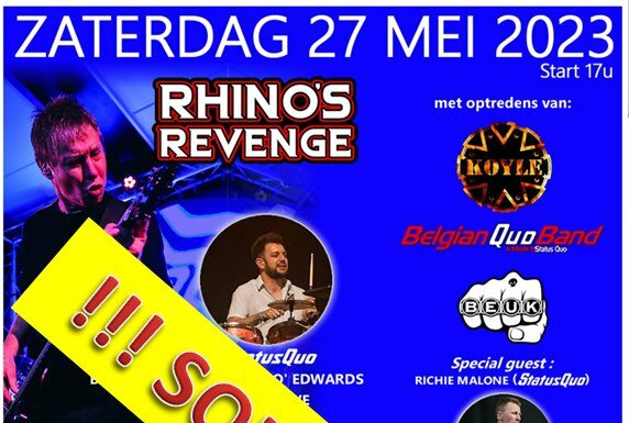 Großes Benefiz-Konzert im belgischen Tielt am 27. Mai bereits 7 Wochen vor dem Event restlos ausverkauft!