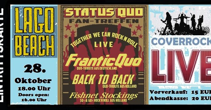Status Quo-Fan-Meeting im Lago Beach in Zülpich am 28. Oktober