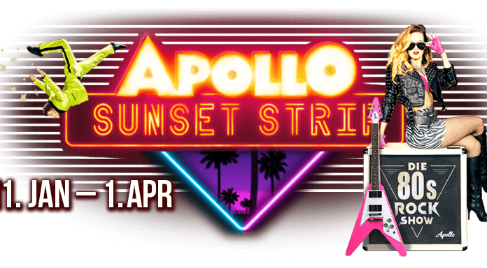 „Sunset Strip“ im Apollo Varieté mit grandioser 80er-Rockshow