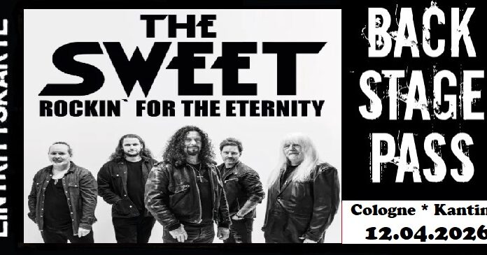 Glamrock-Gewitter über der Domstadt: THE SWEET live in „Die Kantine“!