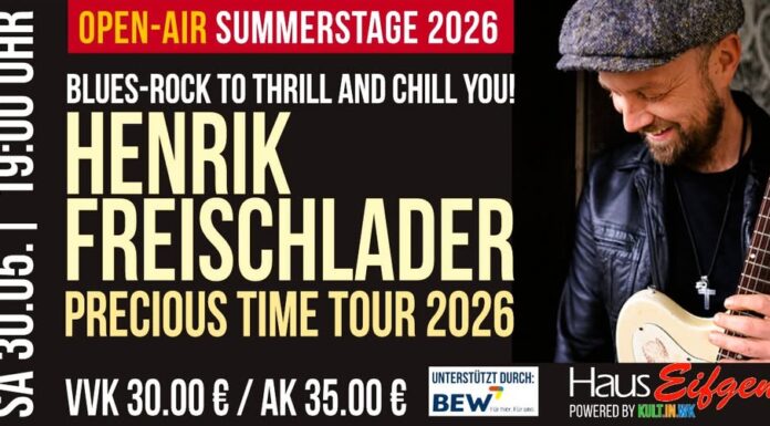Haus Eifgen präsentiert Henrik Freischlader als Opener der SUMMERSTAGE 2026