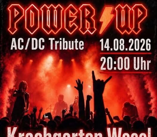 POWER UP kommt! Dezibel-Invasion im Weseler KRACHGARTEN: Diese Nacht gehört den Legenden!
